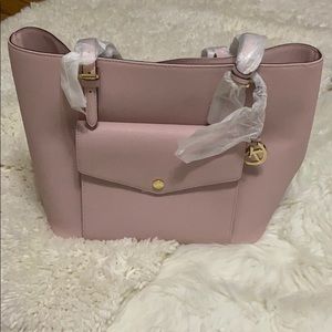 Michael kors pink tote bag